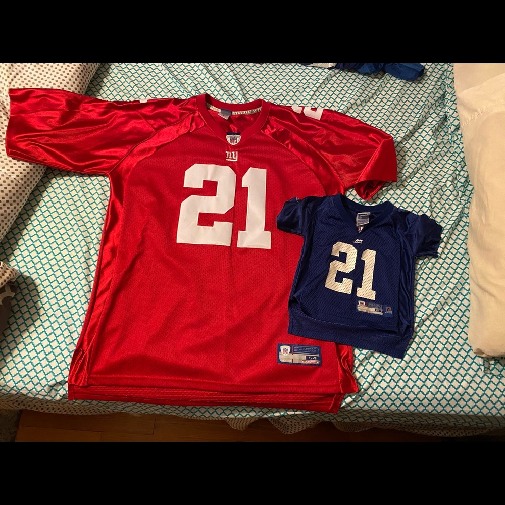 Daddy and me Tiki Barber Jerseys- great condition!!!!